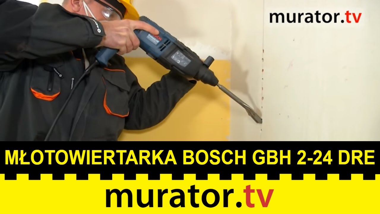 Młotowiertarka udarowa GBH 2-24 DRE Bosch Professional - test profesjonalistów
