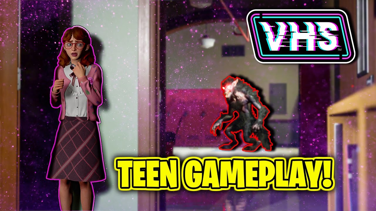 VHS Game NEW Horror Game 4V1 Like DBD | VHS Teen Gameplay Closed Beta