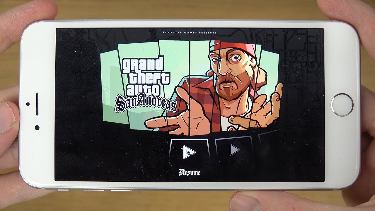 GTA San Andreas Native Display Resolution iPhone 6 Plus 4K Gameplay Review