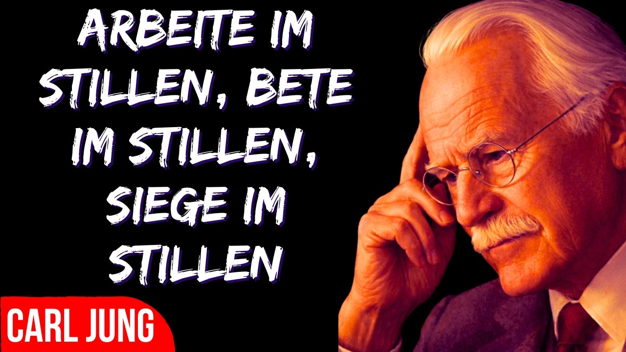 Arbeite im Stillen. Bete im Stillen. Siege im Stillen. | Carl Jung