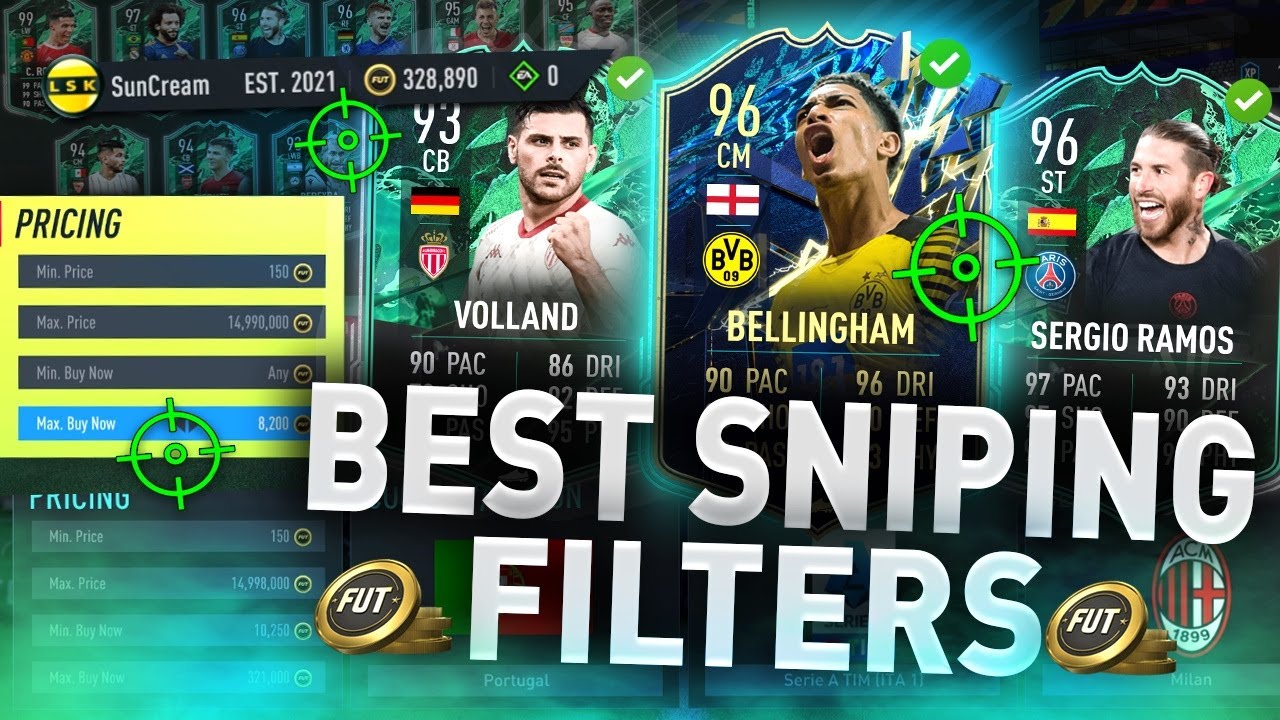 7X INSANE Sniping Filters to use Right Now!! 🤩 #FIFA22