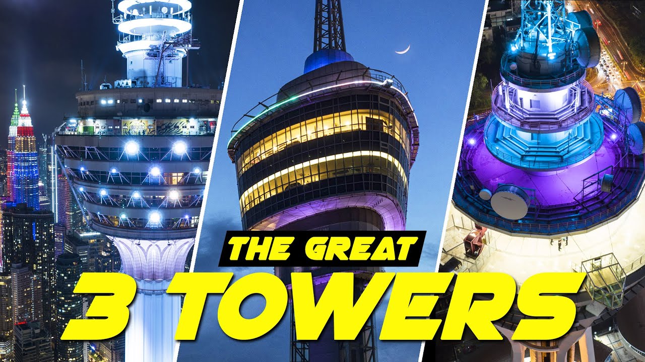 THE 3 TOWERS, NIGHT ATMOSPHERE!