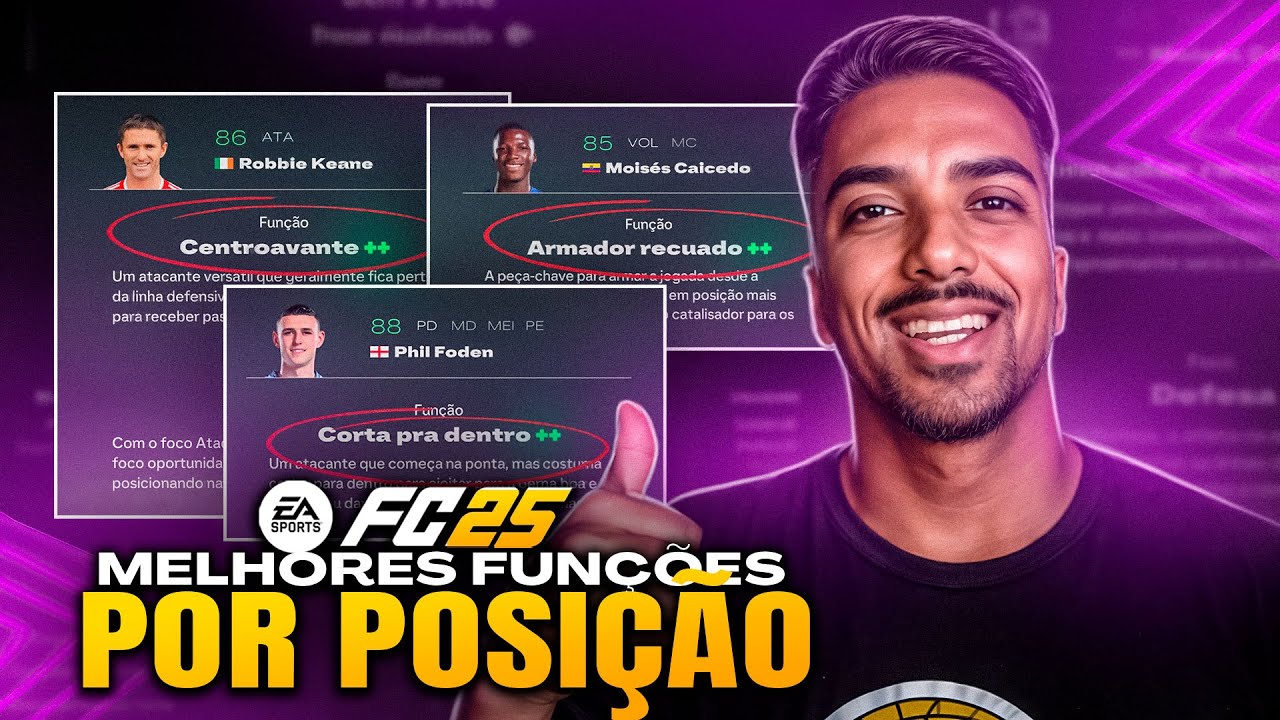 FC 25 - AS MELHORES FUNÇÕES DOS JOGADORES POR POSIÇÃO! 💥