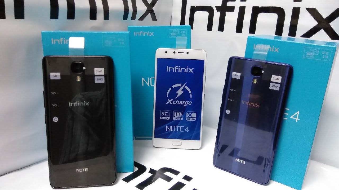 Unboxing Infinix note4-X572|Champagne Gold|Ice Blue|Milan Black