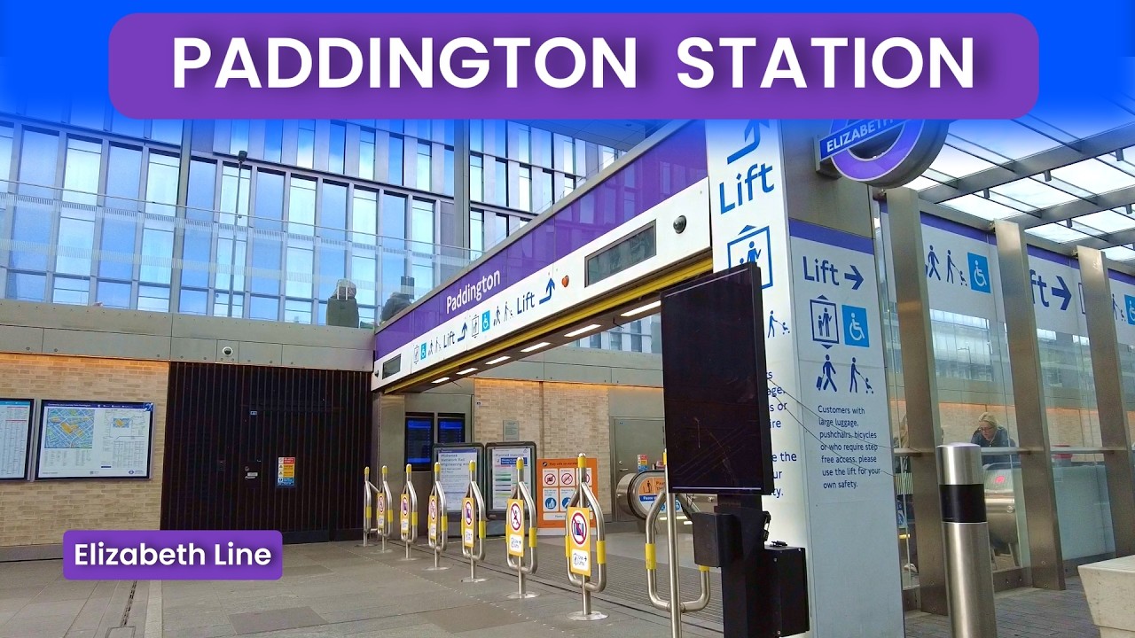 Elizabeth Line First Person Journey: Paddington Station Walkthrough | Elizabeth Line