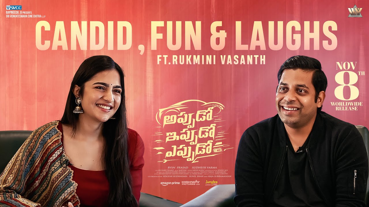 Candid, Fun & Laughs Ft. Rukmini Vasanth | Appudo Ippudo Eppudo | Nikhil | Divyansha | Sudheer Varma
