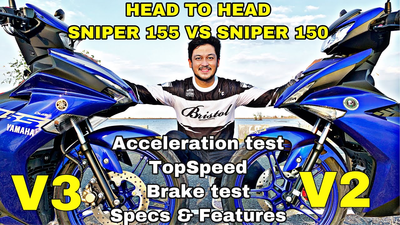 YAMAHA SNIPER 155 FULL RIDE REVIEW & SNIPER 150 V2 COMPARISON