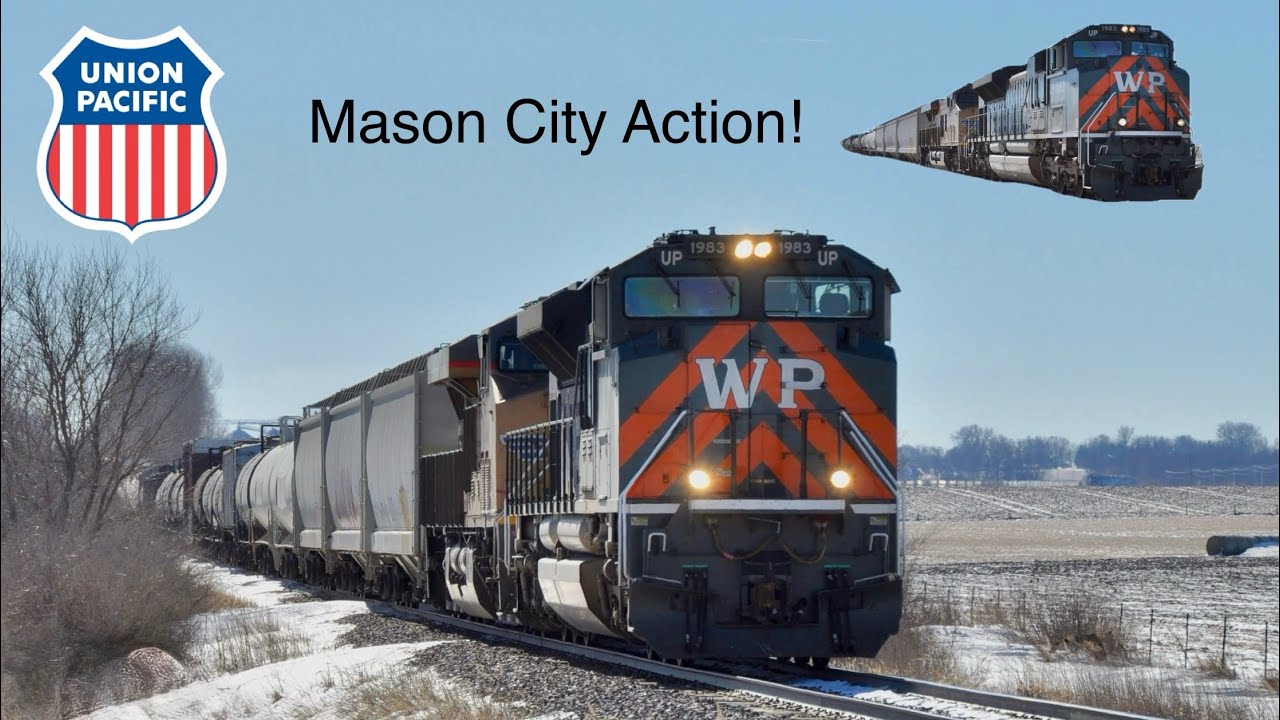 HD: Chasing the UP 1983 north on MHOSS-25 and then afternoon/evening around Mason City! 1/29-1/31/26