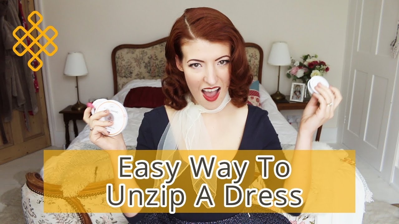 Easy Way To Unzip A Dress / Disability Fashion Tips with Jessica Kellgren-Fozard