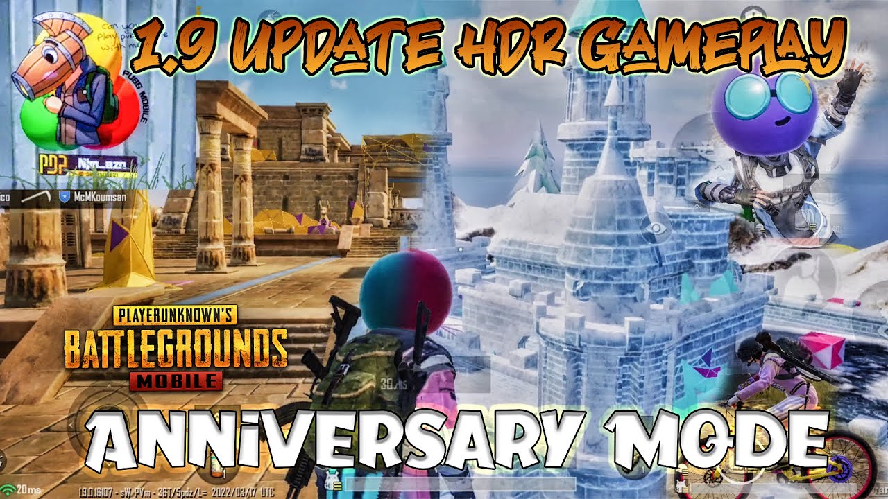 Pubg Mobile Global 1.9.0 is Here l Anniversary Mode Small Gameplay #pubgm #temple #island #bicycle