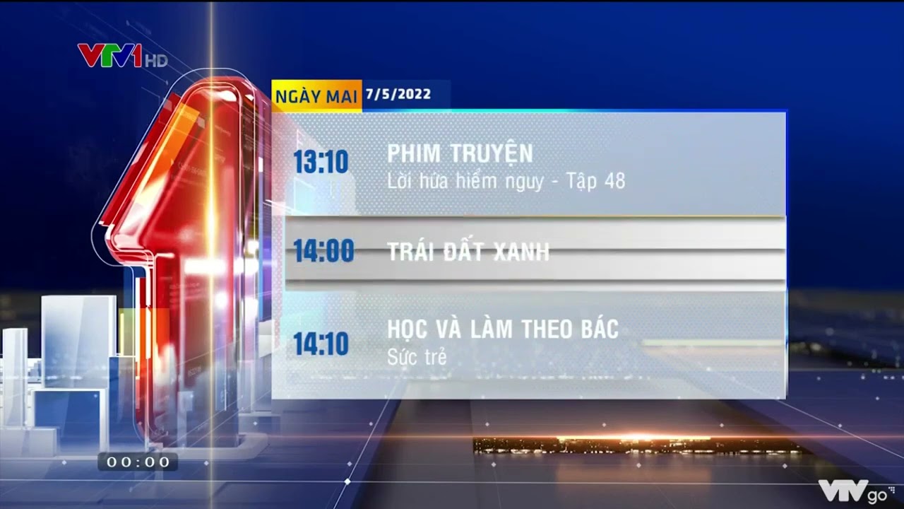 [Sea Games 31] VTV1 Ident 2022: GTCT Ngày Mai (00:00 - 07/05/2022) [23:57 - 06/05/2022]