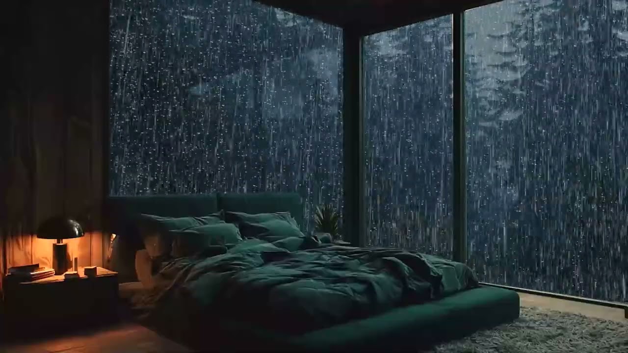 Soothing Rainstorm 🌧🌙 | Night Rain Sounds for Deep Sleep & Inner Peace