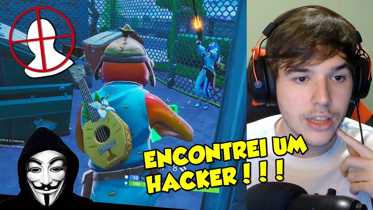 ENCONTREI UM HACKER NO FORTNITE !!! (absurdo!)