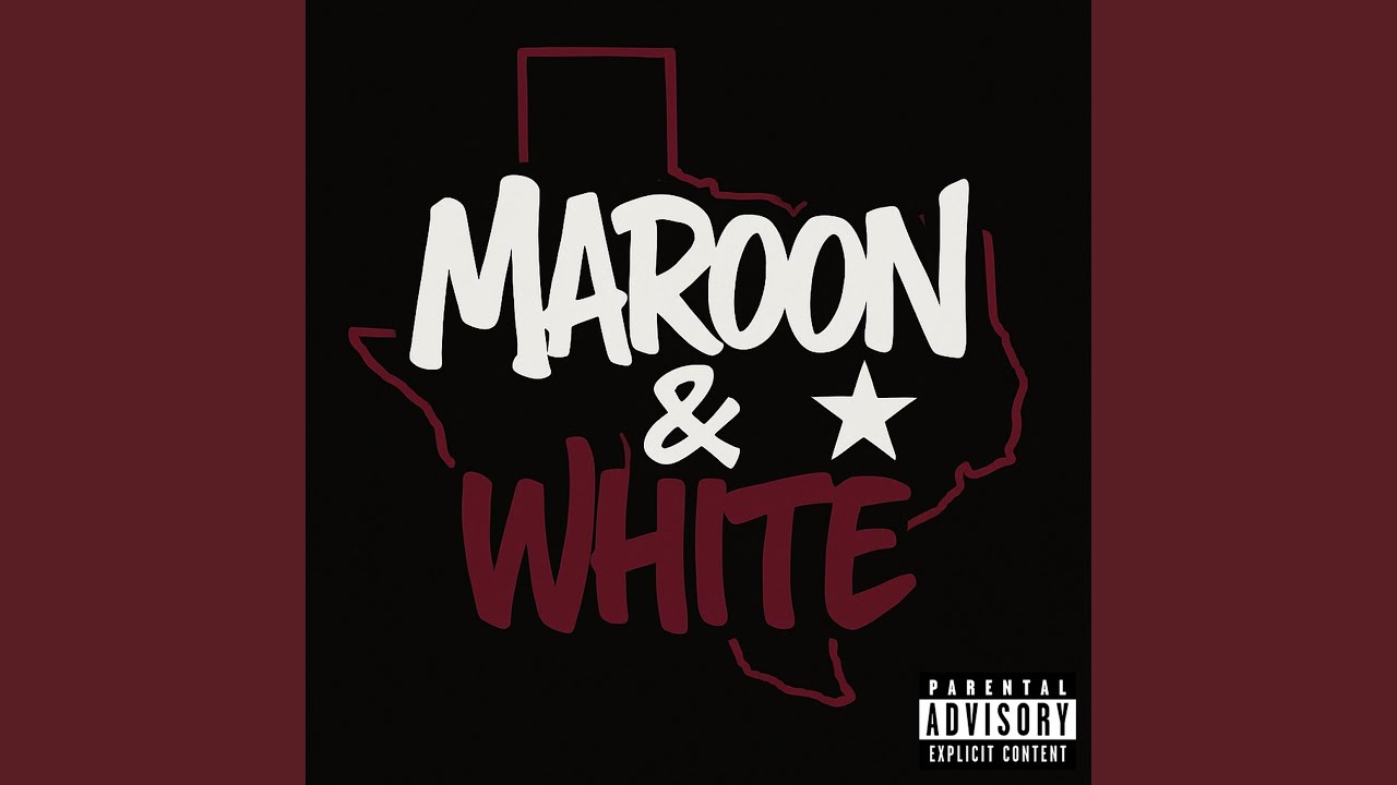 Maroon & White