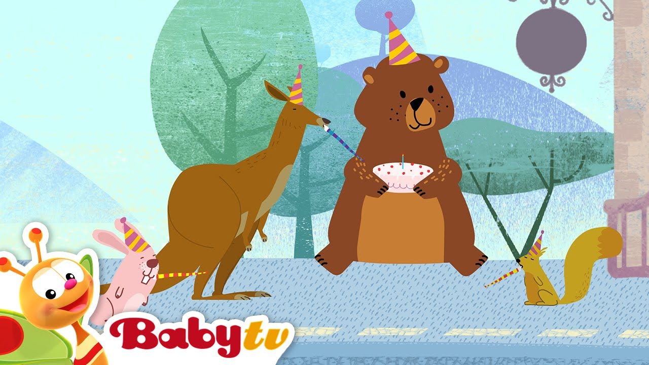 O Comboio dos Animais 🦓​🐻​🦘​ | Números Para Crianças | @BabyTVPT