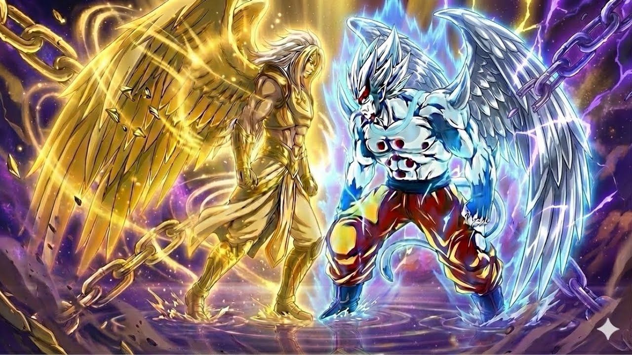 GOKU ALPHA ULTRA INSTINCT PHASE 3 AND GOKU SILVER BEAST DEFEAT THE GODS AND ANGELS | STORY 