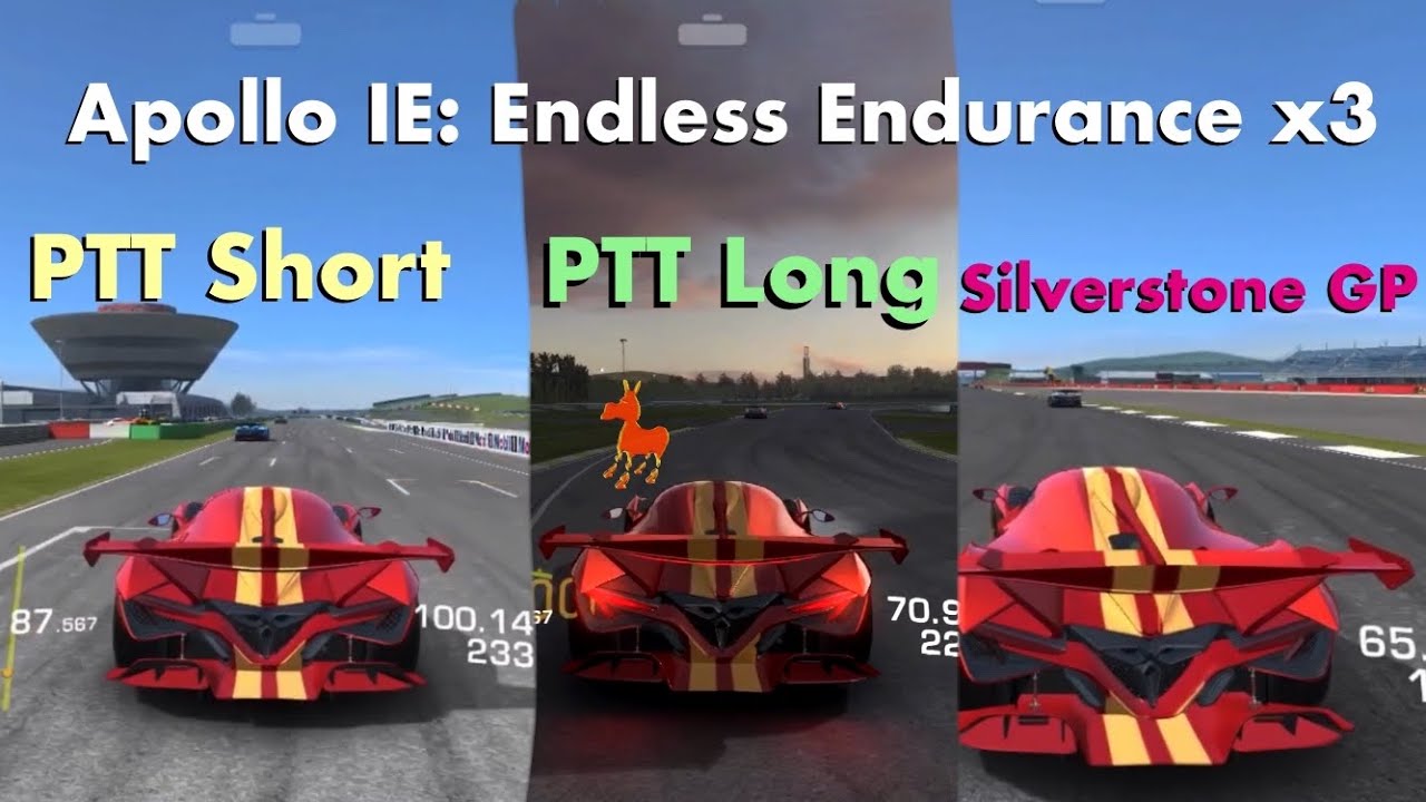 Real Racing 3 RR3 Apollo IE (Intensa Emozione): Endless Endurance x3 (PTT Short/Long, Silverstone)