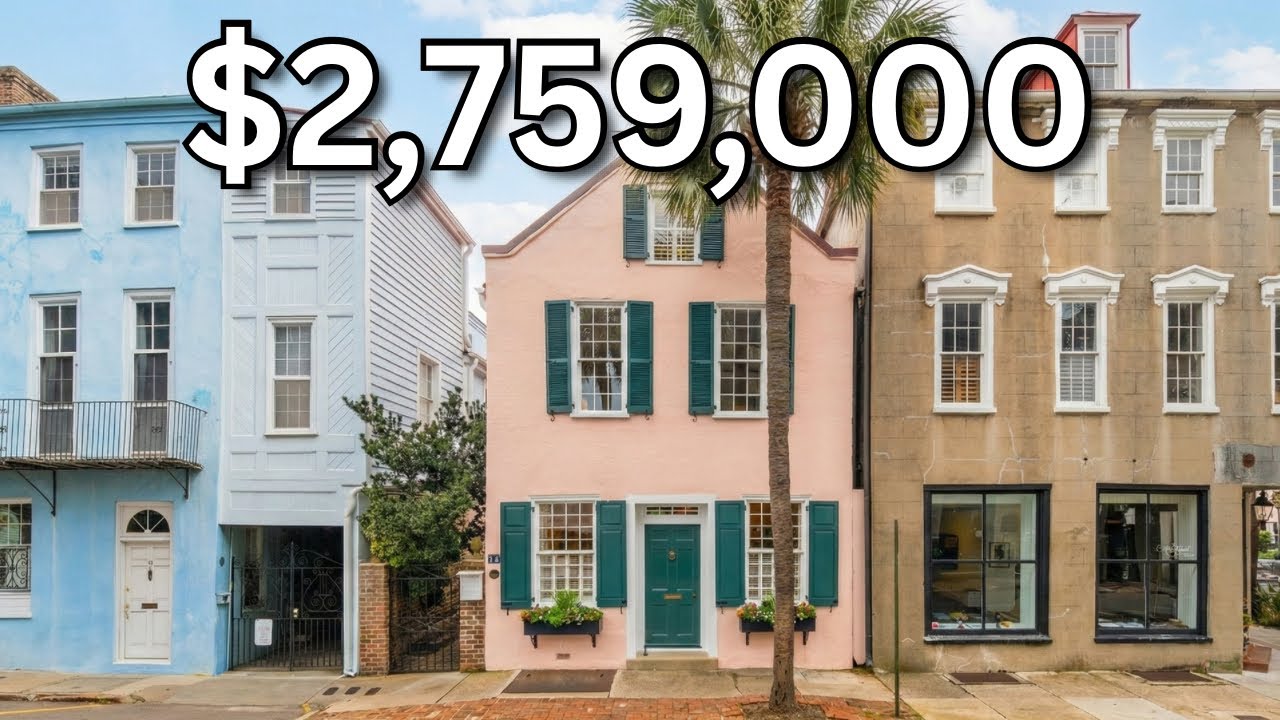 Touring a 196-year-old Charleston home with a crazy past.  