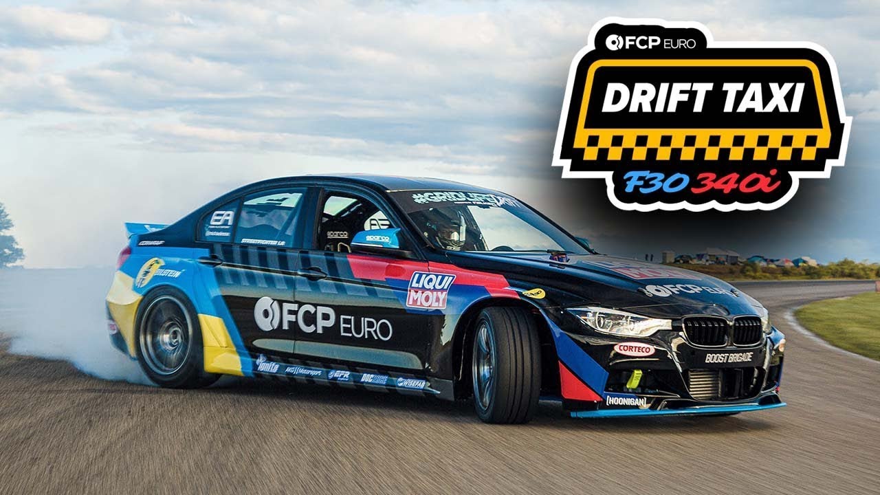 700hp F30 BMW Shreds Tires At #GRIDLIFE - Drift Taxi Season Finale