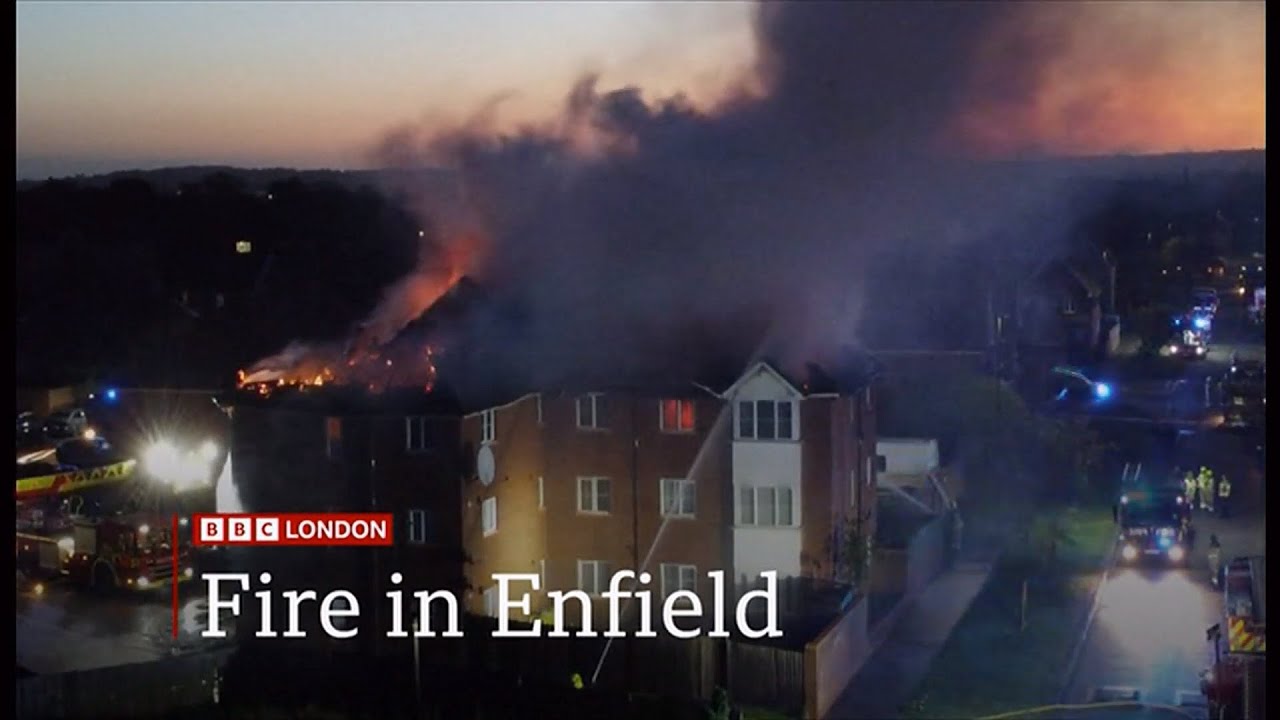 Children in hospital after fire at block of flats in London (UK) 22/Sep/2025