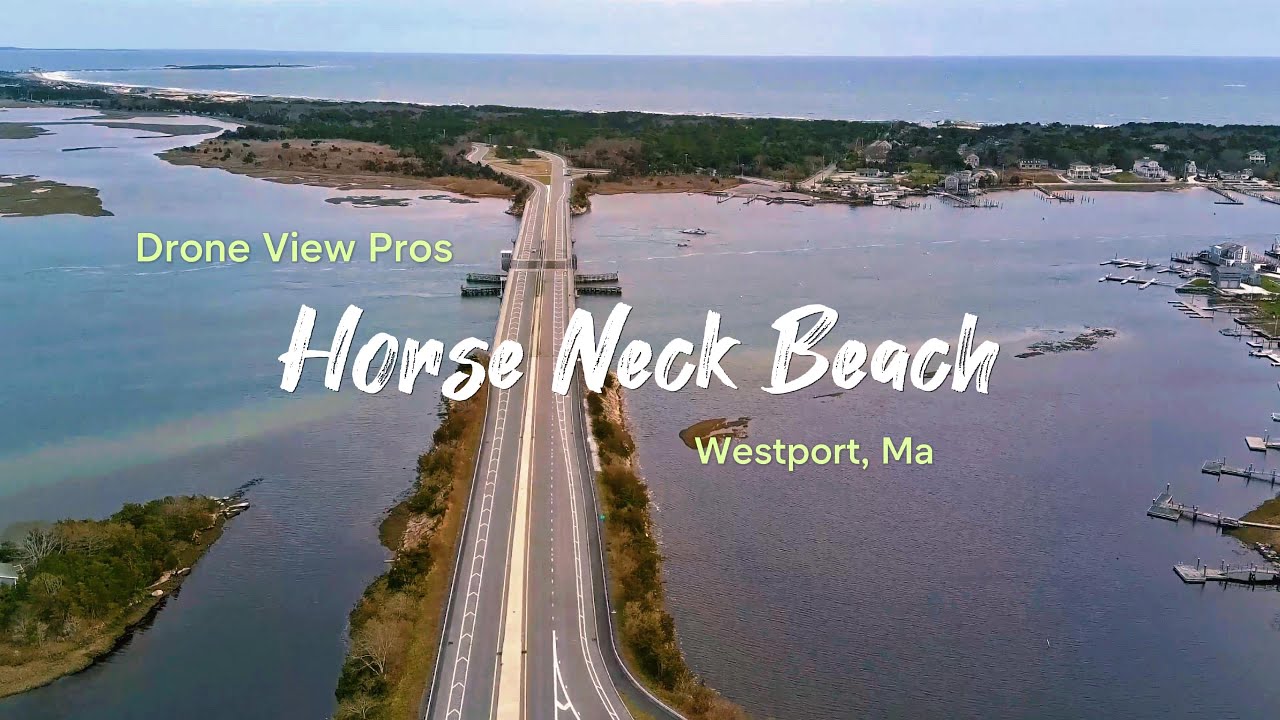Breathtaking 4K UHD aerial footage of Horseneck Beach, Westport Ma,