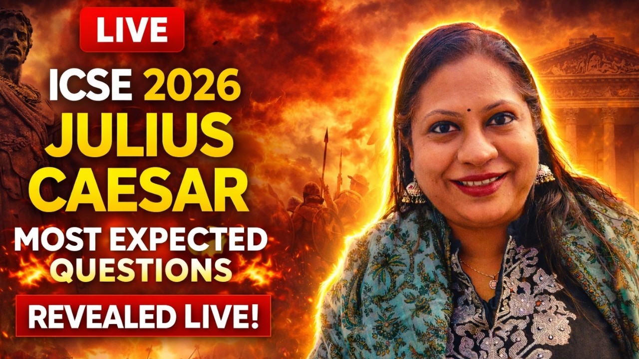 🔥 ICSE 2026 Julius Caesar – Most Expected Questions Revealed LIVE!