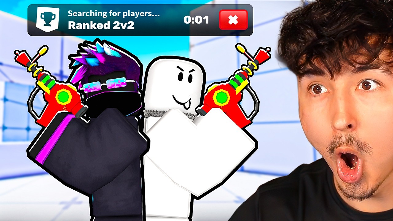 Grałem w trybie RANKING z GRACZEM nr 1 z serią zwycięstw w Roblox Rivals!