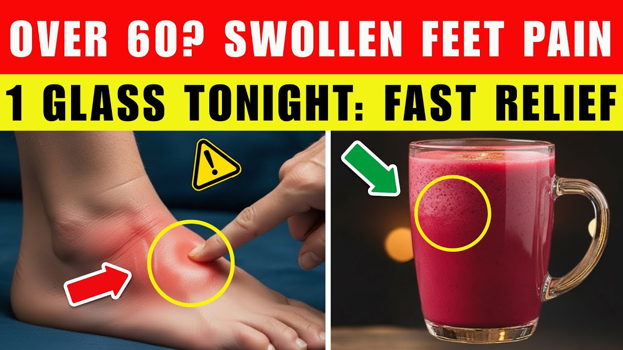 Over 60? Heavy Swollen Legs: Foods + Habits to Reduce Swelling Fast | Senior Health Tips