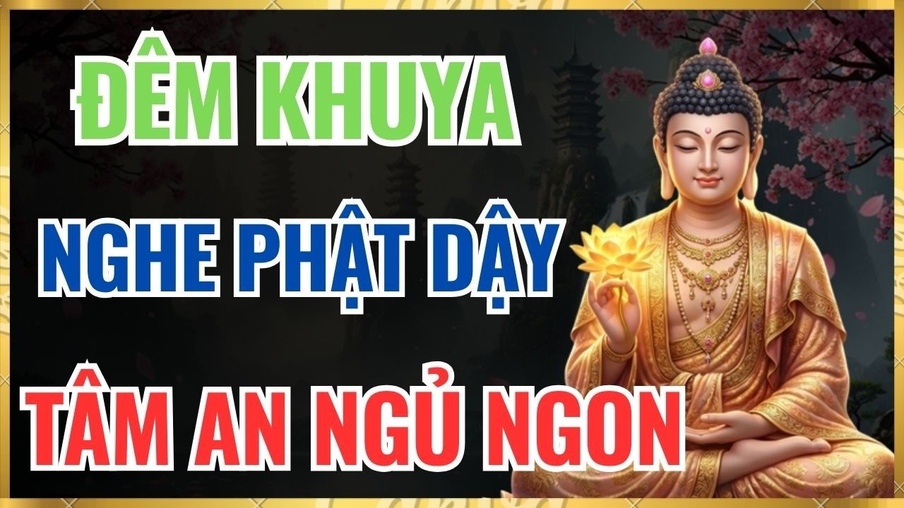 Đêm Khuya Nghe Lời Phật Dạy – 10 Phút Buông Bỏ Phiền Muộn, Tâm An Nhiên Ngủ Ngon.