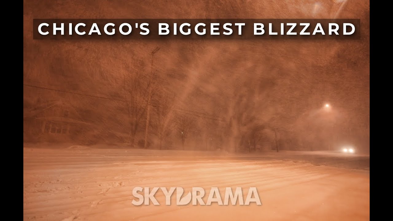 Walking Around in Groundhog Day 2011 Blizzard in Chicago Area
