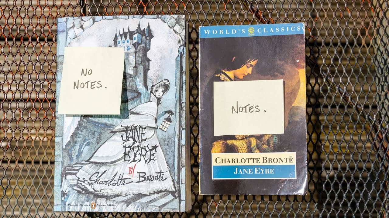 Есть ли в изданиях Penguin Deluxe Classics примечания? | Обзор романа «Джейн Эйр» сверху вниз