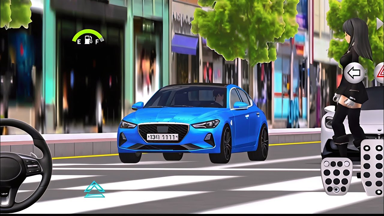 Ultimate Blue Sedan Test Drive | High Graphics Car Simulator