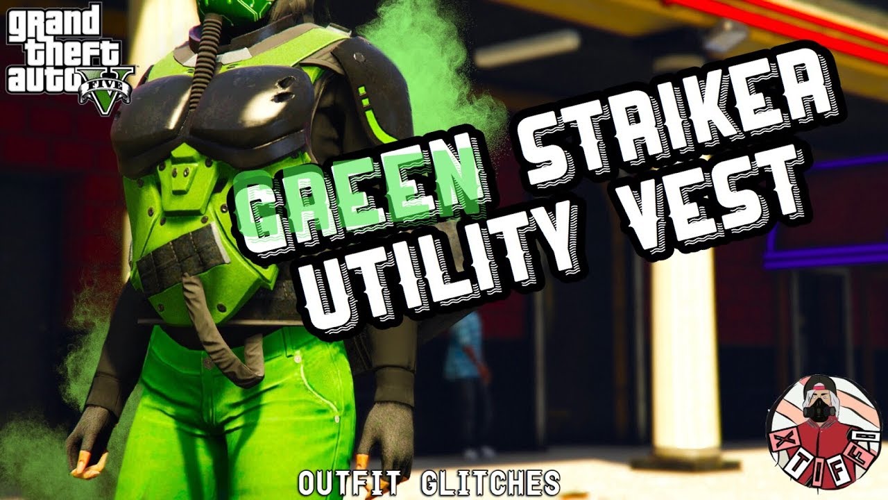 *PATCHED* GTA5 | Outfit Glitches: Green Utility Vest (Female & Male)