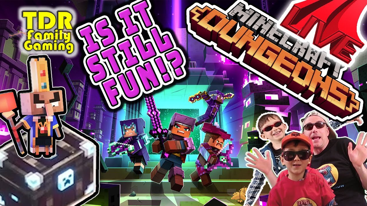 IS IT STILL FUN? MINECRAFT DUNGEONS - LIVE