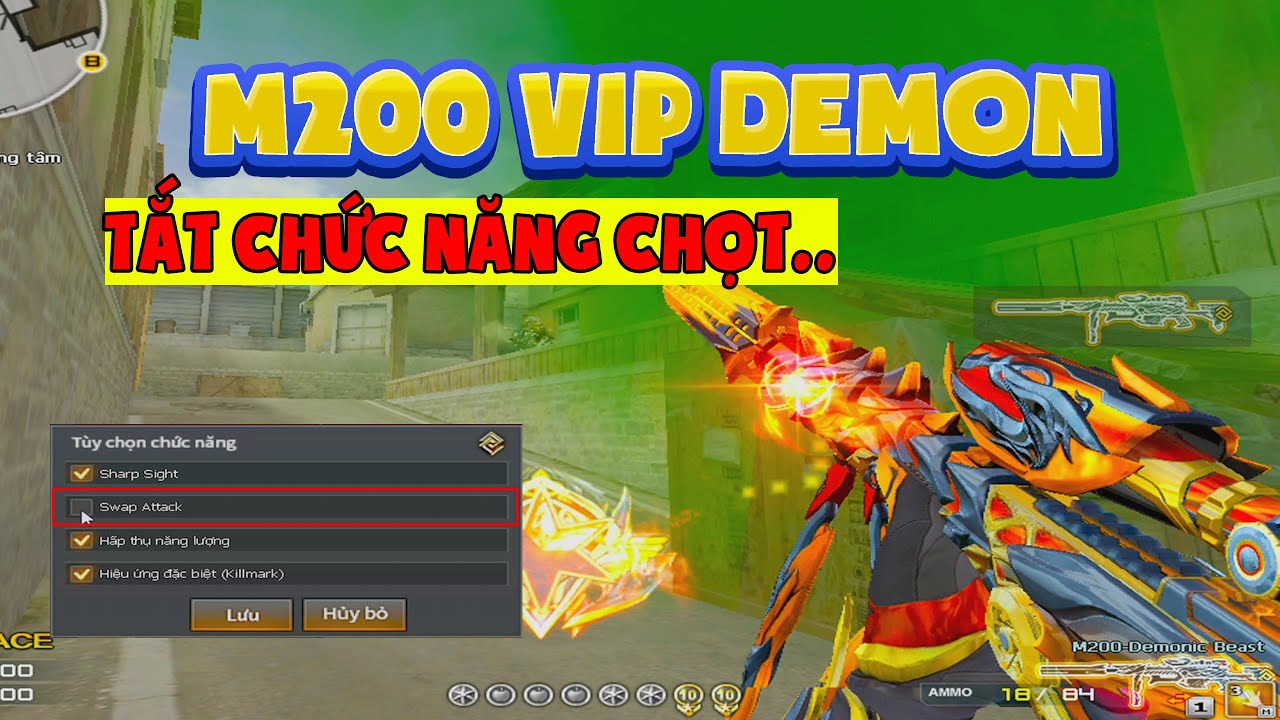 ► Bình luận Đột Kích - M200 VIP Demon - Tắt chức năng 