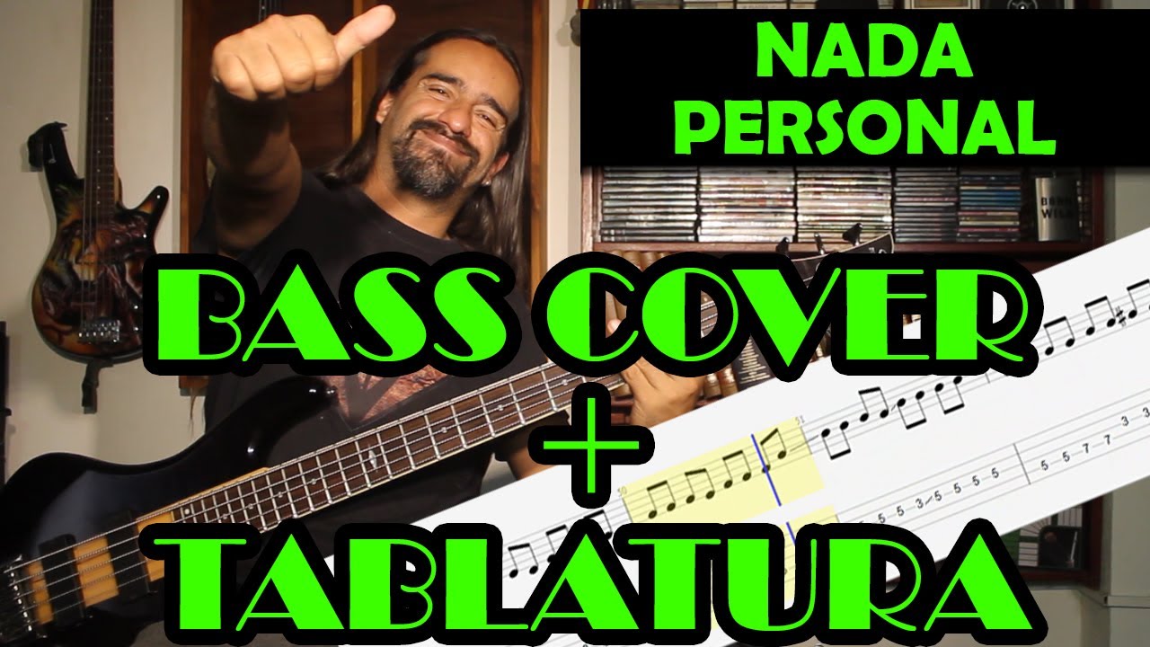 Nada Personal – Soda Stereo – Cover en Bajo – Bass Cover + Tablatura