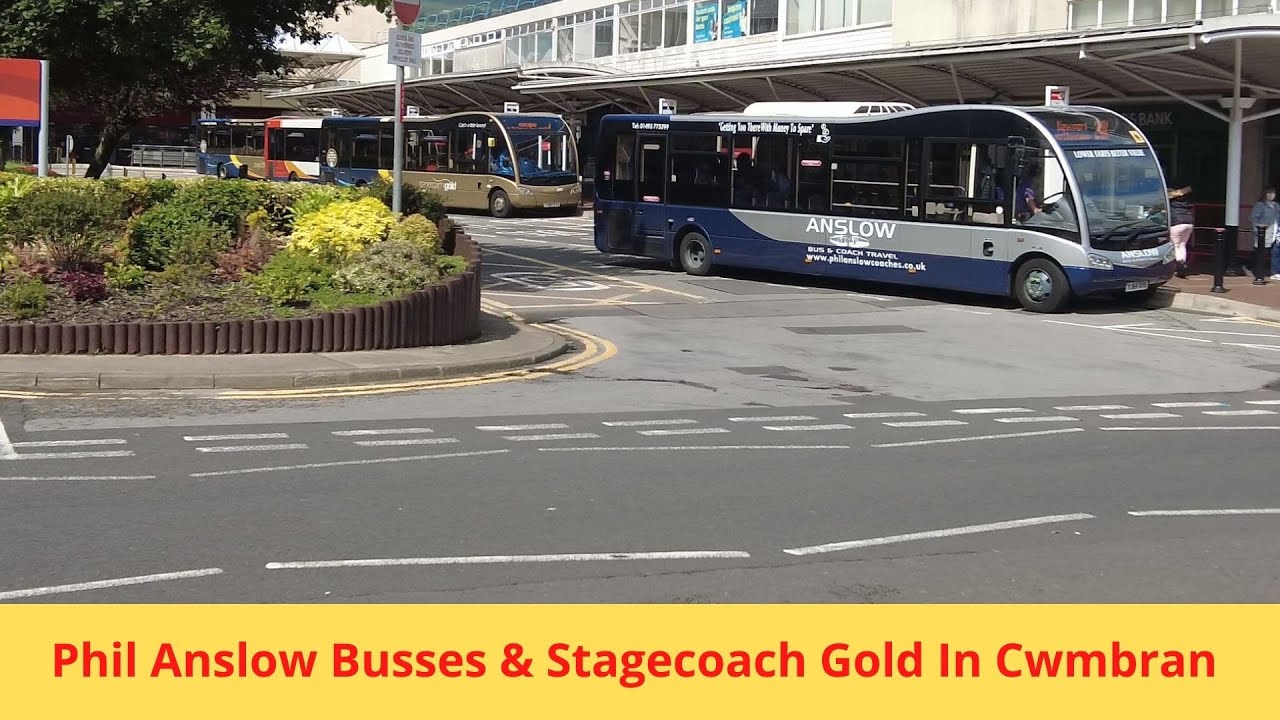 Phil Anslow & Stagecoach Gold Busses in Cwmbran Torfaen South Wales