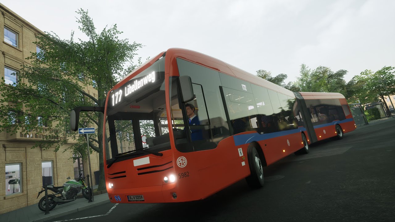The Bus - Fürth Map Linie 172 #1  Fürth HBF nach Libellenweg