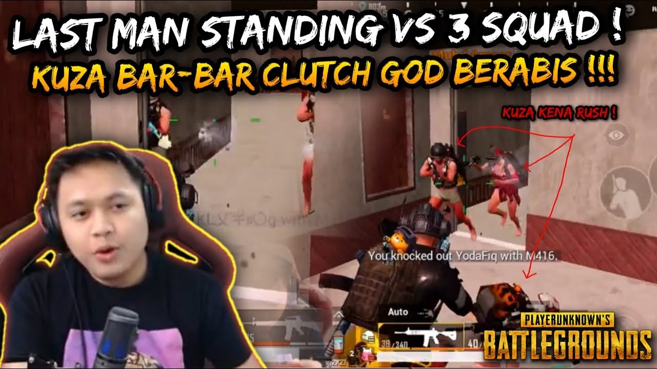 LAST CIRCLE KUZA LAST MAN STANDING CLUTCH ENEMY TIER NERAKA BERABIS !!! | PUBG MOBILE