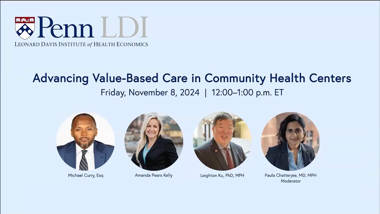 Advancing Value-Based Care in Community Health Centers