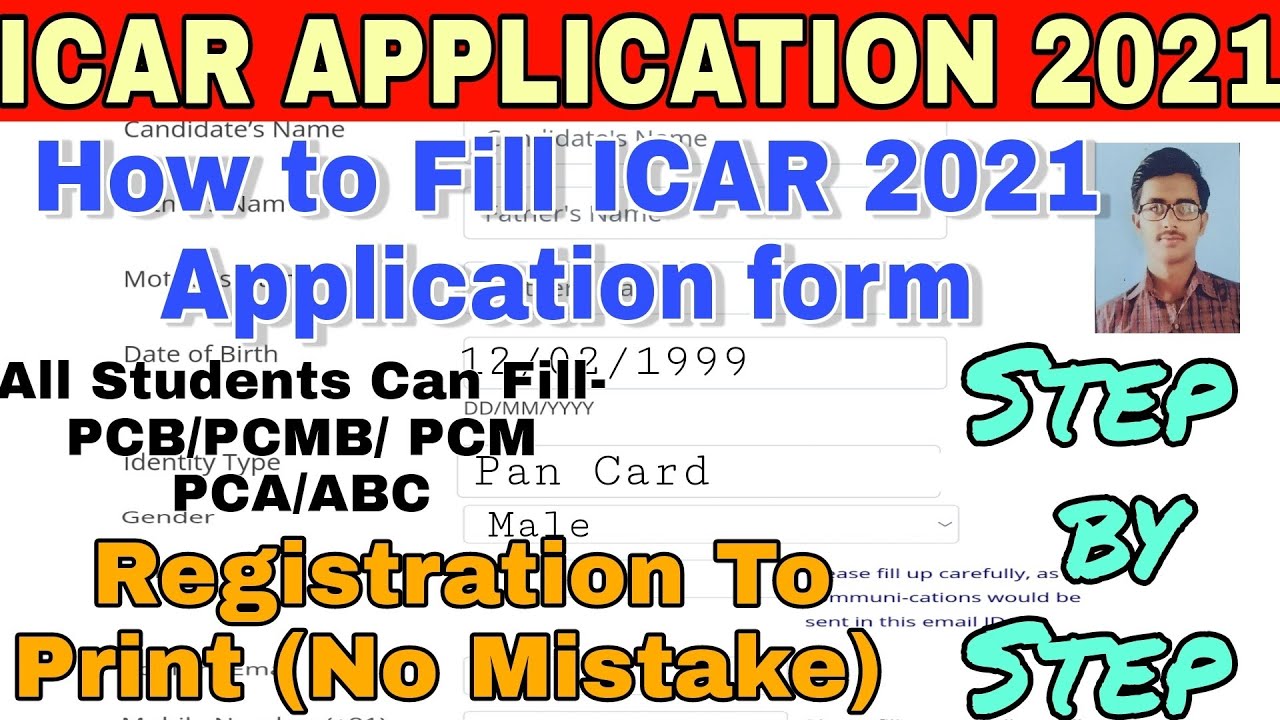 How to fill ICAR Application form 2021|| Agriculture ke Form ko Kaise Bhare|| ICAR 2021 Form