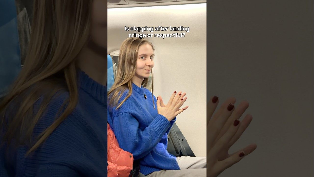 Is clapping after landing respectful or slightly unhinged? 👀