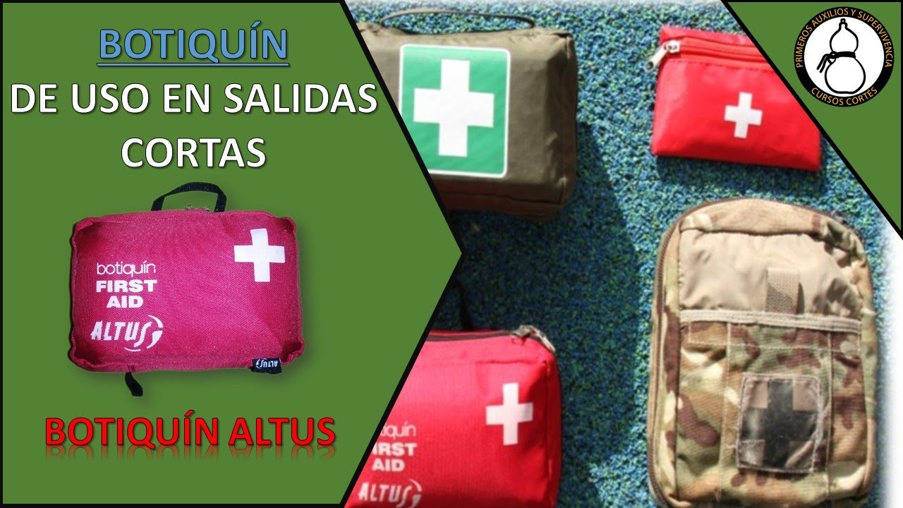Botiquín Primeros Auxilios Altus para pequeñas salidas de menos de un día