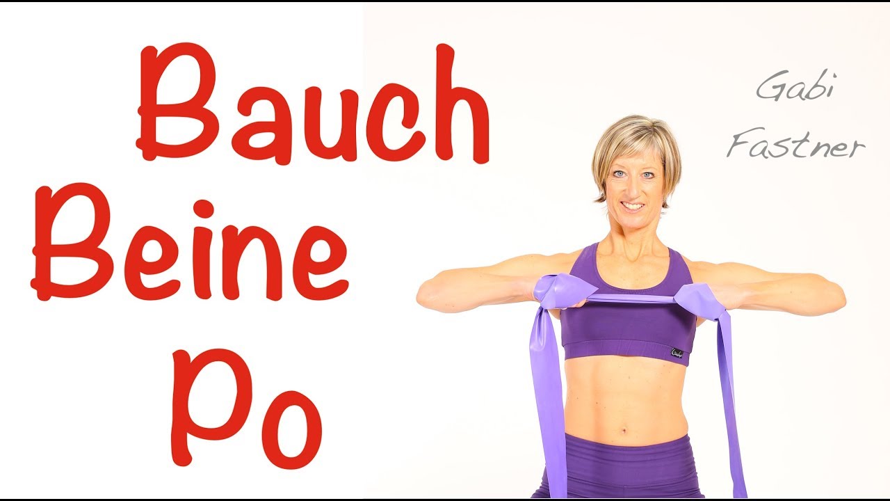 20 min. Bauch Beine Po mit dem Gymnastik-Band