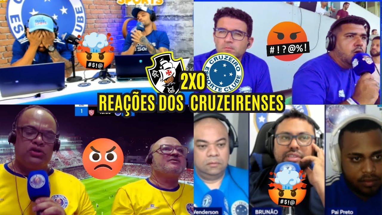 REA&Ccedil;&Otilde;ES DOS CRUZEIRENSES REVOLTADOS COM DERROTA DE 2 A 0 PRO VASCO - BRASILER&Atilde;O 2025