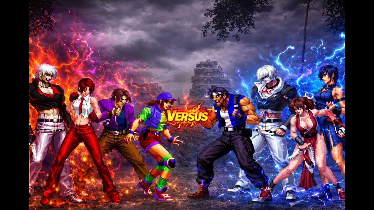 [KOF Mugen] Fio, Element XII, Vanessa Blood, Kyo-233 vs Marco, Shiki, Mai-Skarlet, O-Iori XII [4vs4]