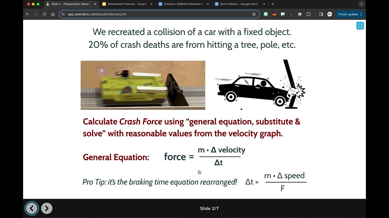 Velocity Graphs and Force