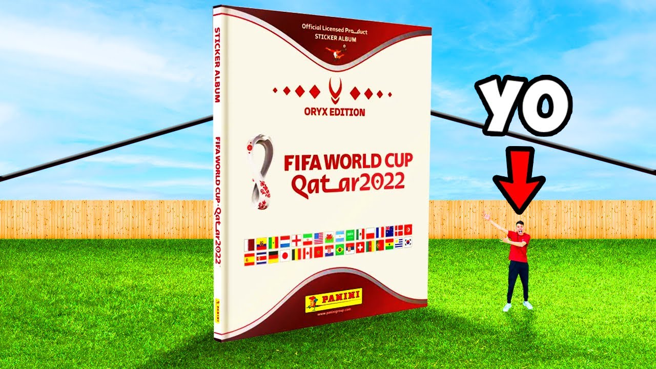 CONSEGUÍ el ÁLBUM del MUNDIAL más GRANDE del MUNDO!
