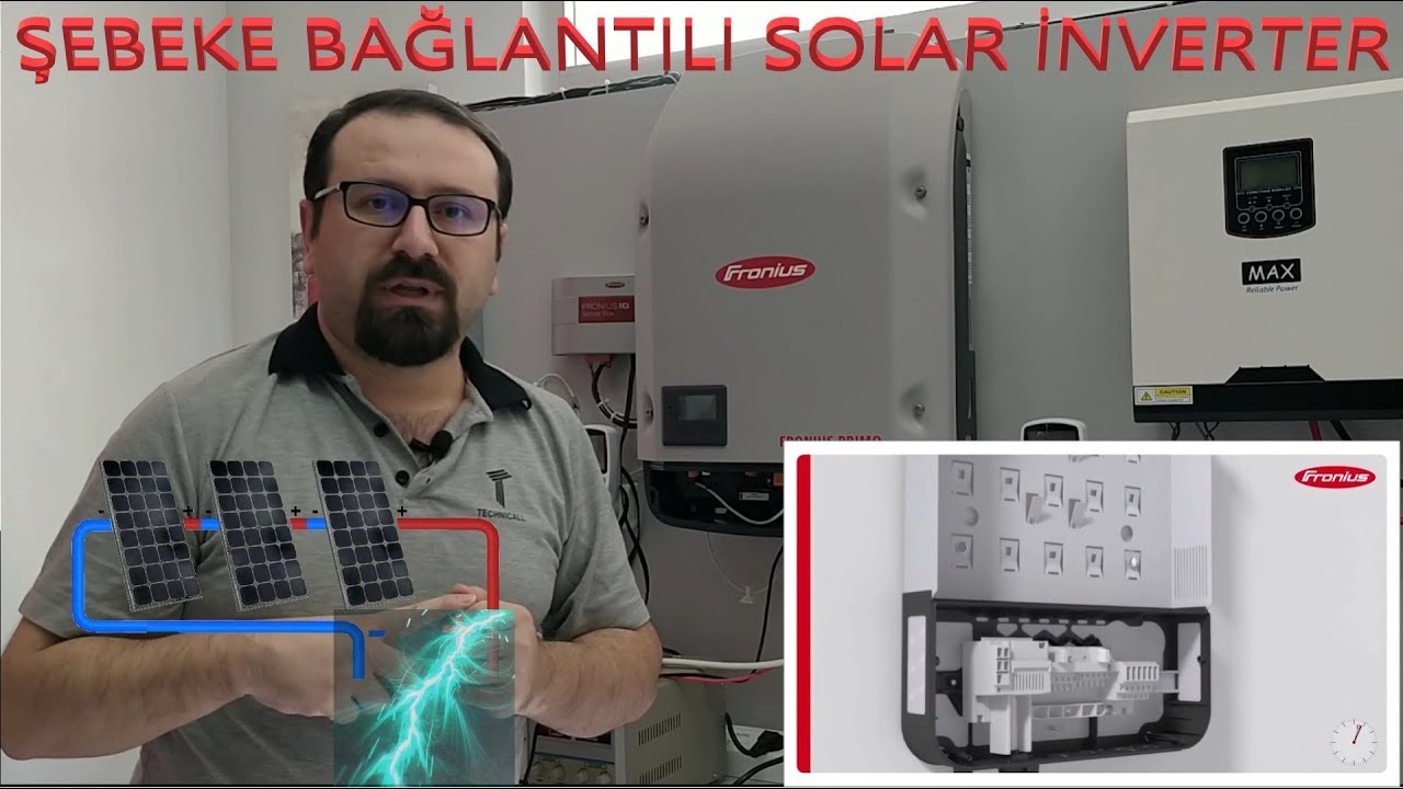 ongrid solar inverter nedir ? what is on grid solar inverter (English subtitled)