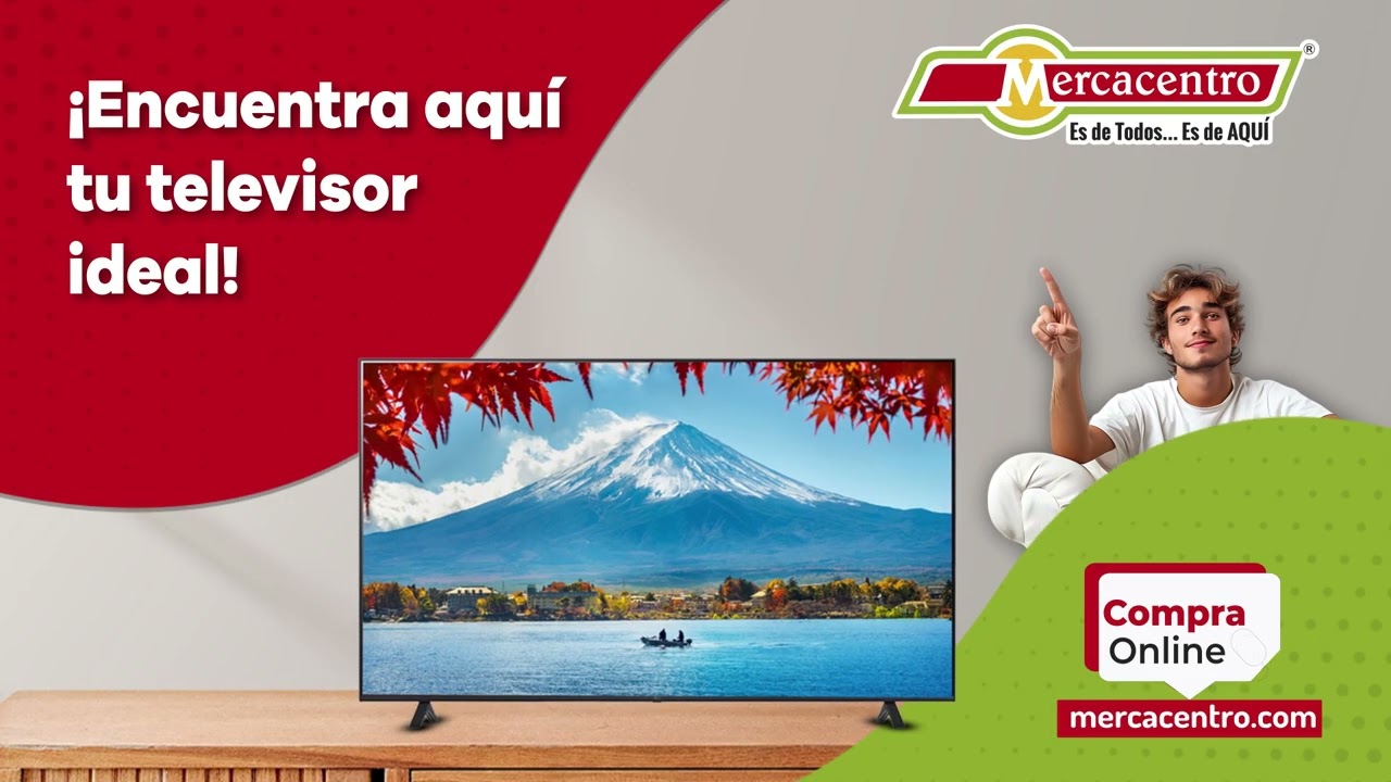 &iexcl;Encuentra tu televisor ideal en mercacentro.com!